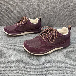 LL Bean Tek 2.5 Hiking Shoes Womens 8M Purple Waterproof Insulated Suede 504746